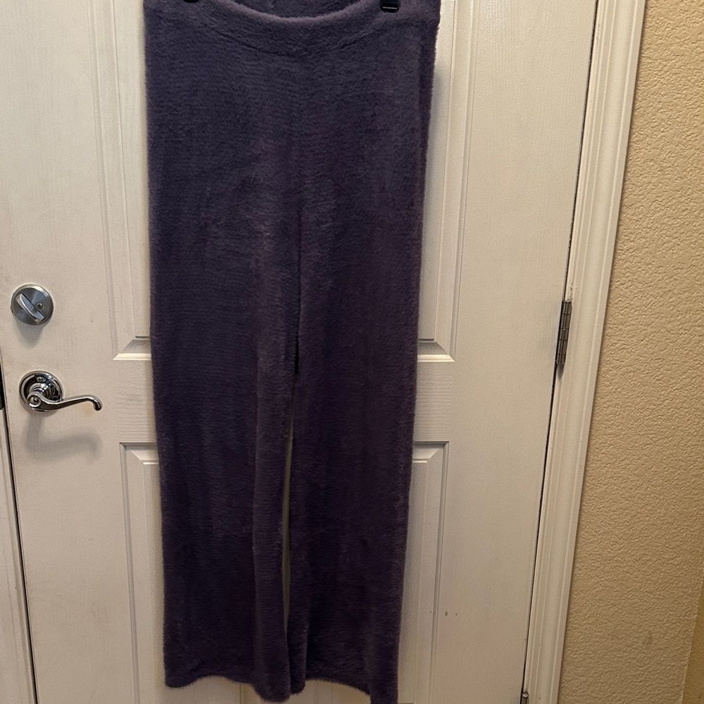 Aerie Super Soft Plush Cozy Purple Lounge Pants Size L
